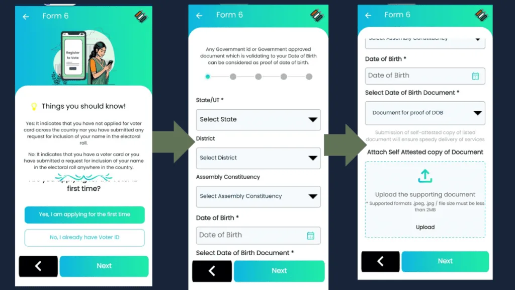 Apply for Voter ID Card- Step By Step Process - Step 4
