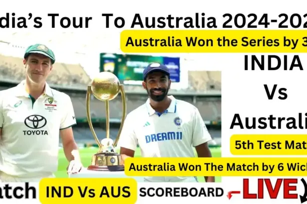 Australia Won the Series