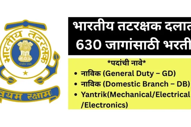 Indian Coast Guard Bharti 2025