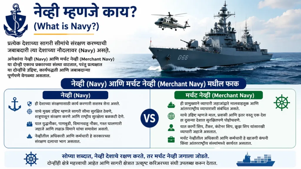 Navy and Merchant Navy